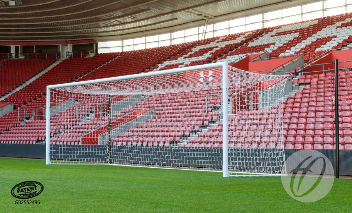 Football goal posts, nets and training equipment