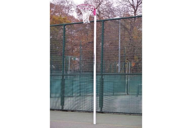 Pink Netball Posts - Socketed