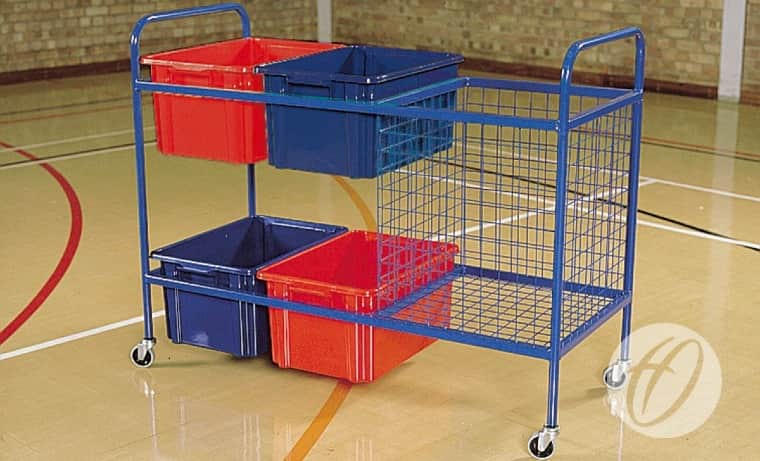 Large Storage Trolley with Bins