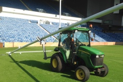 How to safely install rugby posts.