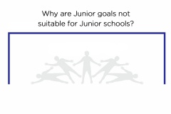 Why 'Junior' goals are not suitable for junior schools