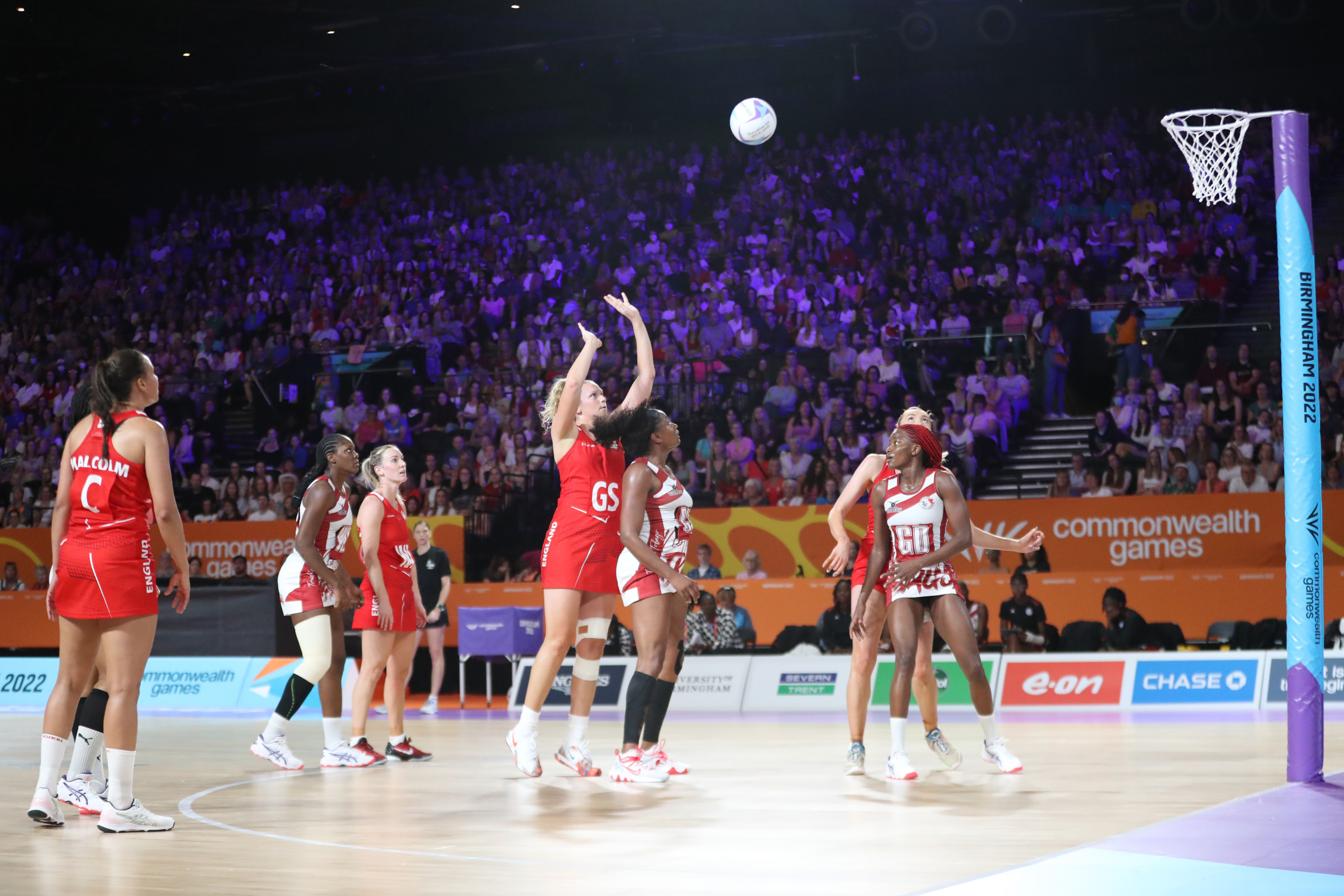 England Netball Rose'