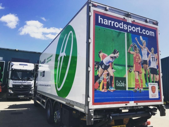Delivery of your Harrod Sport products